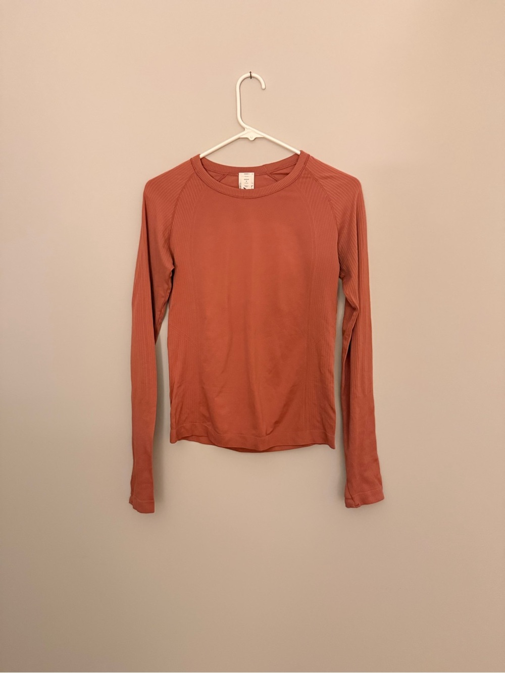 Athleta Long-Sleeve Crewneck Top - Rust